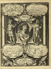 Le Prince. Edition originale du Prince de Guez de Balzac (1597-1654), « l’œuvre qui contribua à fixer la langue et constitue l’un des plus beaux monuments de la prose française ».
