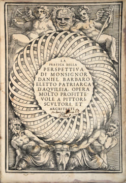 La Pratica della perspettiva, opera molto profittevole a pittori, scultori e architetti. Précieuse et rare édition originale du grand traité ...