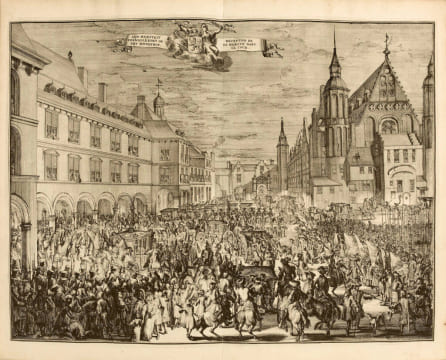Komste van Zyne Majesteit Willem III. Koning van Groot Britanje, enz. in Holland ; ofte Omstandelyke Beschryving van alles, het welke op des zelfs ...