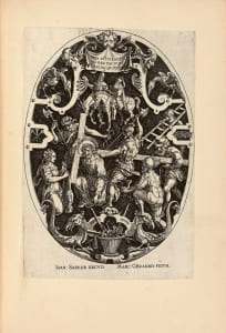 Passio Verbigenae quae nostra Redeptio Christi, nos dvcit ad svmmi tecta paterna poli ... [La Passion du Christ]. L’œuvre gravée originale du peintre de la reine Elisabeth.