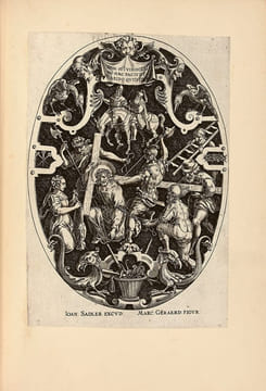 Passio Verbigenae quae nostra Redeptio Christi, nos dvcit ad svmmi tecta paterna poli ... [La Passion du Christ]. L’œuvre gravée originale du peintre ...