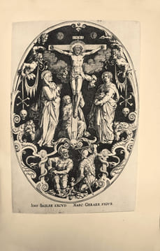 Passio Verbigenae quae nostra Redeptio Christi, nos dvcit ad svmmi tecta paterna poli ... [La Passion du Christ]. L’œuvre gravée originale du peintre ...