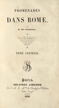 Promenades dans Rome. L’édition originale des Promenades dans Rome. . STENDHAL, Henri Beyle