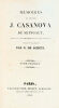 Mémoires du vénitien J. Casanova de Seingalt , extraits de ses manuscrits originaux; publiés en Allemagne par G. de Schutz. [à  partir du Tome VIII: ...