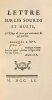 Lettre sur les sourds et muets, A l’Usage de ceux qui entendent & qui parlent. Véritable édition originale du « Traité du Beau » de Diderot en ...