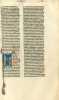 MANUSCRIT ENLUMINÉ SUR PEAU DE VÉLIN. Superbe manuscrit capétien de l’école de Paris.. [BIBLE].