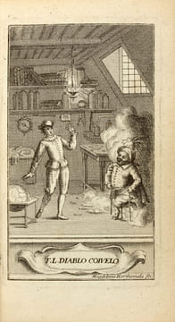Le Diable boiteux. Edition originale extrêmement rare du "Diable boiteux" de Le Sage.. LE SAGE.
