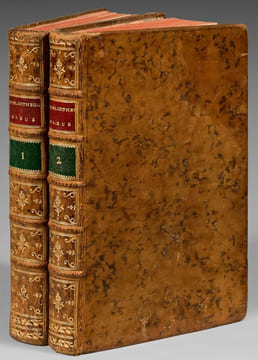 Entièrement refondue, & considérablement augmentée. Edition collective fort rare, de la fameuse « Bibliothèque bleue ».. LA BIBLIOTHÈQUE BLEUE.