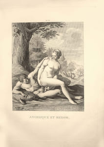 L’Aretin ou Recueil de postures érotiques, d’après les gravures à l’eau-forte par cet Artiste célèbre, Avec le Texte explicatif des Sujets (par Croze-Magnan). Précieux exemplaire complet des 20 estampes érotiques relié en plein veau de l’époque.