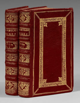 Les Œuvres de M. François Rabelais Docteur en Médecine. Dont le contenu se voit à la page suivante. Augmentées de la vie de l’Auteur & de quelques ...