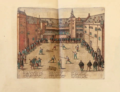 FETES DU DUCHE DE CLEVES. Beschreibung derer Fürstlicher Gülig'scher Hochzeit, so... zu Düsseldorff mit grossen freuden, Fürstlichen Triumph und ...