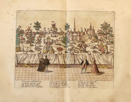 FETES DU DUCHE DE CLEVES. Beschreibung derer Fürstlicher Gülig'scher Hochzeit, so... zu Düsseldorff mit grossen freuden, Fürstlichen Triumph und ...