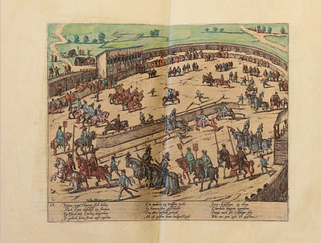 FETES DU DUCHE DE CLEVES. Beschreibung derer Fürstlicher Gülig'scher Hochzeit, so... zu Düsseldorff mit grossen freuden, Fürstlichen Triumph und ...