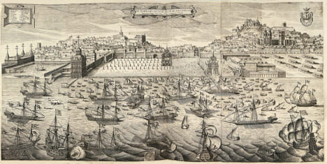 Viagem da Catholica Real Magestade del Rey D. Filipe II N.S. Ao Reyno de Portugal, E rellacao do solenee recebimento que nelle se lhe fez, s. ...