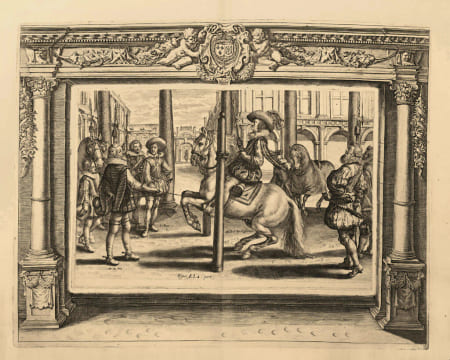 L’Instruction du Roy, en l'exercice de Monter à Cheval. Par Messire Antoine de Pluvinel, son Soubs-Gouverneur, Conseiller en son Conseil d'Estat, ...