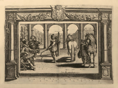 L’Instruction du Roy, en l'exercice de Monter à Cheval. Par Messire Antoine de Pluvinel, son Soubs-Gouverneur, Conseiller en son Conseil d'Estat, ...
