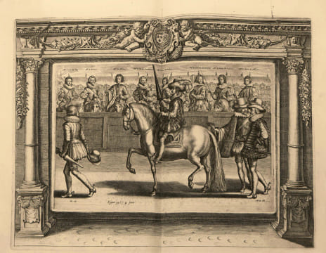 L’Instruction du Roy, en l'exercice de Monter à Cheval. Par Messire Antoine de Pluvinel, son Soubs-Gouverneur, Conseiller en son Conseil d'Estat, ...
