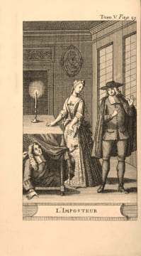 Les Œuvres. Nouvelle édition, Revue, corrigée & augmentée, Enrichie de Figures en Taille-douce. Précieuse édition collective des Œuvres de Molière, ...