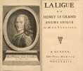 La ligue ou Henry le Grand, poème épique. Édition originale de « La Henriade » en rarissime maroquin armorié de l’époque.. VOLTAIRE, François Marie ...