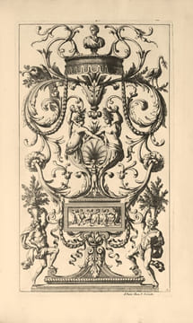Recueil factice de gravures d'ornements exécutées par J. Le Pautre. Importante réunion de 252 gravures sur cuivre exécutées par Jean le Pautre  et ...