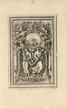 Recueil factice de gravures d'ornements exécutées par J. Le Pautre. Importante réunion de 252 gravures sur cuivre exécutées par Jean le Pautre  et ...