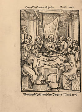 Doctrina, vita et passio Jesu Christie... Lere, Leben, unnd Sterben Jesu Christi. Inhalt des ganzen Newen Testaments künstlich fürgebildet. Edition ...