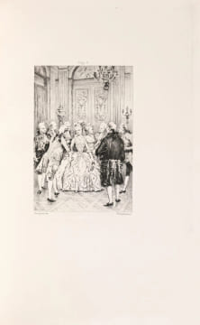 La Marquise. Superbe édition de luxe de ce court roman de George Sand  ornée de 10 gravures en plusieurs états.. SAND, George