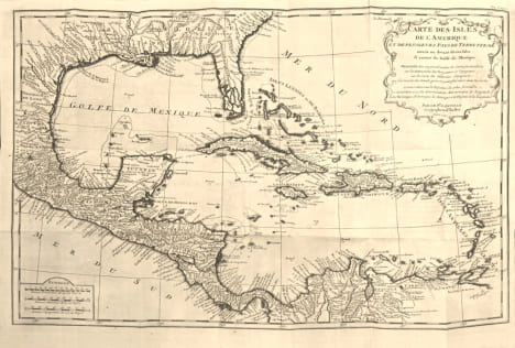 Histoire de l’Isle Espagnole ou de S. Domingue. Première édition in-12 de l’Histoire de Saint-Domingue de Charlevoix illustrée de 18 cartes et 6 ...