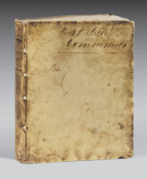 Grammatica Arabica, quinque libris methodice explicata. A Thomas Erpenio, Arabica, Persicae, etc. « Première édition de cette grammaire arabe, la ...