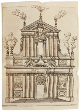 Julii Mazarini eminentissimi Cardinalis. Elogium Funebre. La description de la cérémonie funèbre conçue pour Mazarin à Rome.. Frère LEON CARMELITA ...