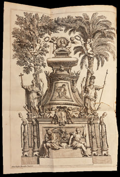 Julii Mazarini eminentissimi Cardinalis. Elogium Funebre. La description de la cérémonie funèbre conçue pour Mazarin à Rome.. Frère LEON CARMELITA ...