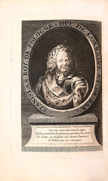 Œuvres du philosophe bienfaisant. Edition originale des Œuvres littéraires et philosophiques du roi de Pologne, Stanislas Leszczinski.. LESZCZINSKI, ...