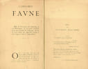 L’Apr&egrave;s-midi d’un faune. Exemplaire unique en placards pr&eacute;sentant le texte au complet.. MALLARME