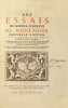 Les Essais de Montaigne. Bonne édition faite sur l’édition de 1635 ; les traductions y sont placées pour la première fois en regard du texte.. ...