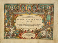 Commentariorum rerum Germanicarum Libri Tres. L’empire allemand au tout début du XVIIe siècle.