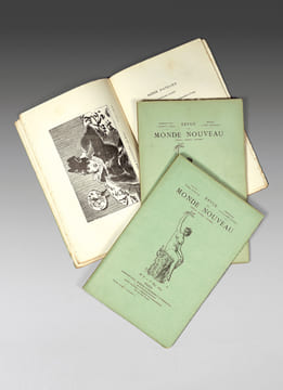 REVUE DU MONDE NOUVEAU. Rare édition originale de la revue littéraire créée par C. Cros. REVUE DU MONDE NOUVEAU.