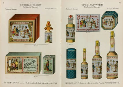 CATALOGUE DE PARFUMS ET COSMETIQUES Rare et luxueux catalogue de vente d’un fabricant de parfums et produits cosmétiques. [CATALOGUE DE PARFUMS ET ...