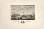Nouvelles vues perspectives des ports de France, grav&eacute;es par Y. Le Gouaz. Rarissime tout premier &eacute;tat avant les num&eacute;ros demeur&eacute; inconnu &agrave; Cohen.. ...