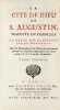 La Cité de Dieu. Traduite en François et revue sur plusieurs anciens Manuscrits. La Cité de Dieu somptueusement reliée par Thouvenin en maroquin ...
