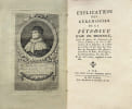 Explication des c&eacute;r&eacute;monies de la F&ecirc;te-Dieu d’Aix-en-Provence, Orn&eacute;e de figures du Lieutenant de Prince d’Amour (sic) ; du Roi & B&acirc;tonniers de la ...