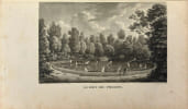 Promenades ou itin&eacute;raires des Jardins de Chantilly, Orn&eacute; d’un Plan et de vingt Estampes qui en repr&eacute;sentent les principales Vues, dessin&eacute;es et grav&eacute;es ...