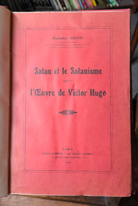 Satan et le satanisme dans l’œuvre de Victor Hugo.