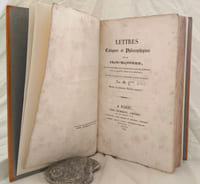Lettres critiques et philosophiques sur la Franc-Maçonnerie, où l’on considère cette institution dans ses rapports avec la société civile et la religion.