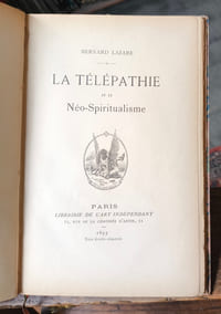 Télépathie et le Néo-Spiritualisme.