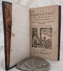Les Proph&eacute;ties de Michel de Nostradamus. Dont il y en a trois cens qui n’ont jamais est&eacute; imprim&eacute;es…. NOSTRADAMUS (Michel de)