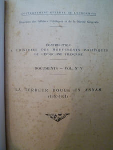 La Terreur Rouge en Annam (1930-1931)