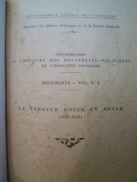 La Terreur Rouge en Annam (1930-1931)