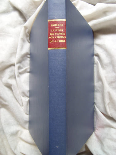 Mission d'Ollone 1906-1909 - Langues des Peuples non Chinois de la Chine 