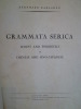 Grammata Serica, Script and Phonetics in Chinese and Sino-Japanese. KARLGREN (Bernhard)
