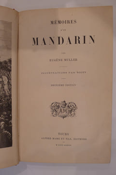 Mémoires d'un Mandarin. MULLER (Eugène)